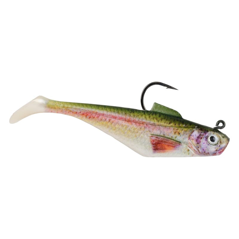 HD Rainbow Trout PowerBait Pre-Rigged Swim Shad Swim Bait by