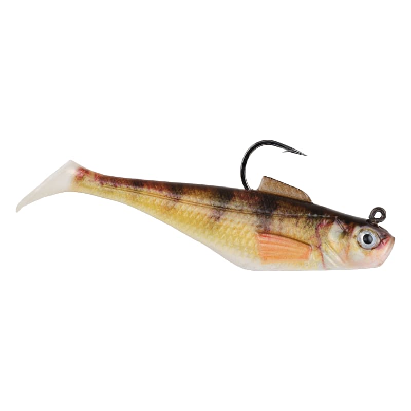 Berkley PowerBait Pre-Rigged Swim Shad - 2in - HD Yellow Perch