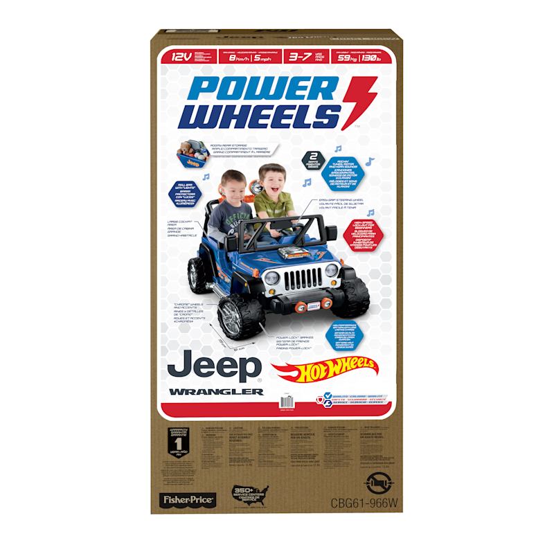 Blue Power Wheels Hot Wheels Jeep Wrangler Ride-On by Fisher-Price at Fleet  Farm