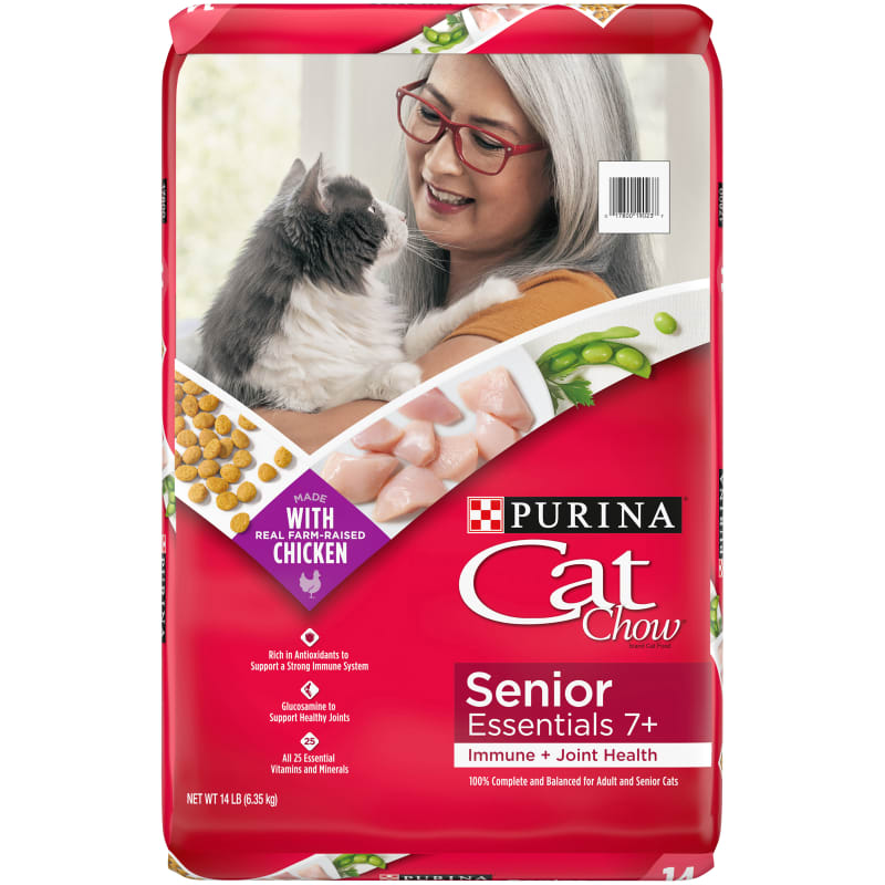 Cat Chow Senior Essentials 7+ Immune Joint Health Dry Cat Food