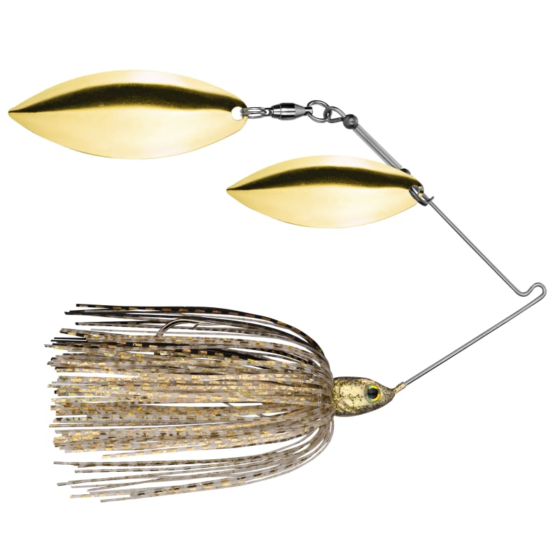 Strike King Tour Grade Spinnerbait - 3/8oz - Gold Shiner