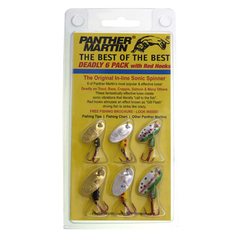 Panther Martin Best of the Best Trout Spinners - 6 Pack
