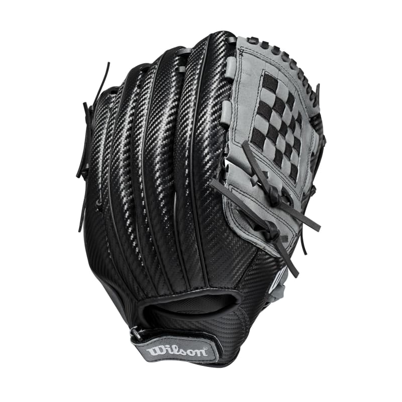 Youth Black Carbon White 12.5 in A360 Utility Baseball Glove by