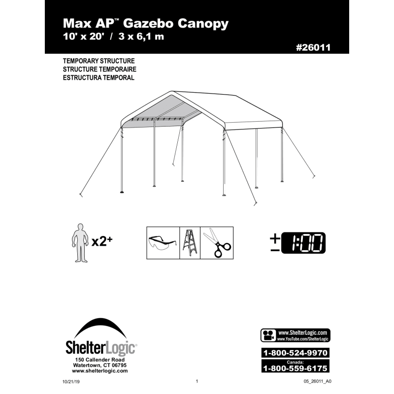 Shelterlogic max ap clearance canopy
