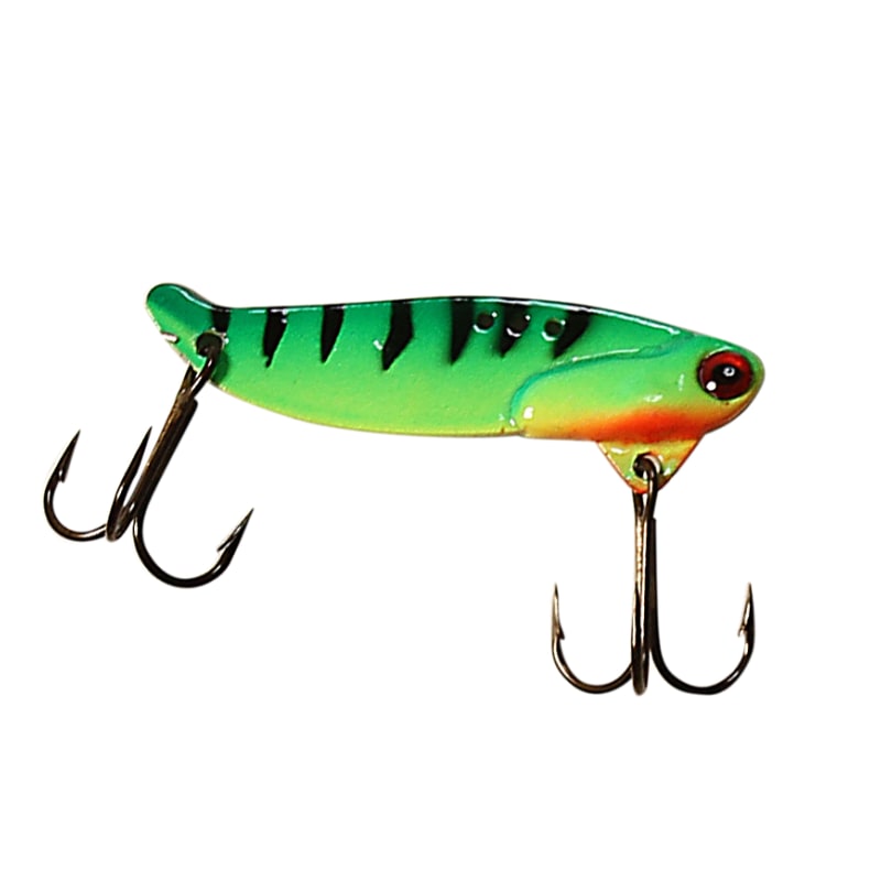 B Fish N Tackle B3 Blade Bait - 1/4 oz - Glow Green Tiger