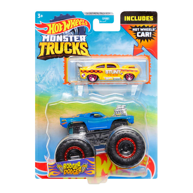 Monster Trucks Die-Cast Truck 2 Pack - Assorted by Hot Wheels at
