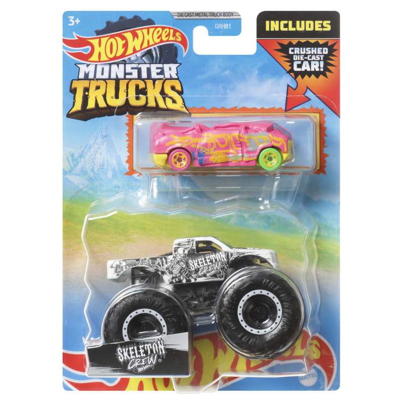 Monster Trucks Die-Cast Truck 2 Pack - Assorted by Hot Wheels at