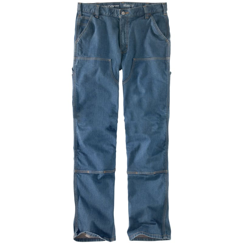 Men's Relaxed Straight Rugged Flex Double-Front Denim