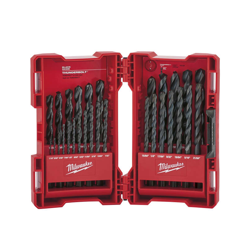 THUNDERBOLT Black Oxide Drill Bit Set - 29 Pc by Milwaukee at