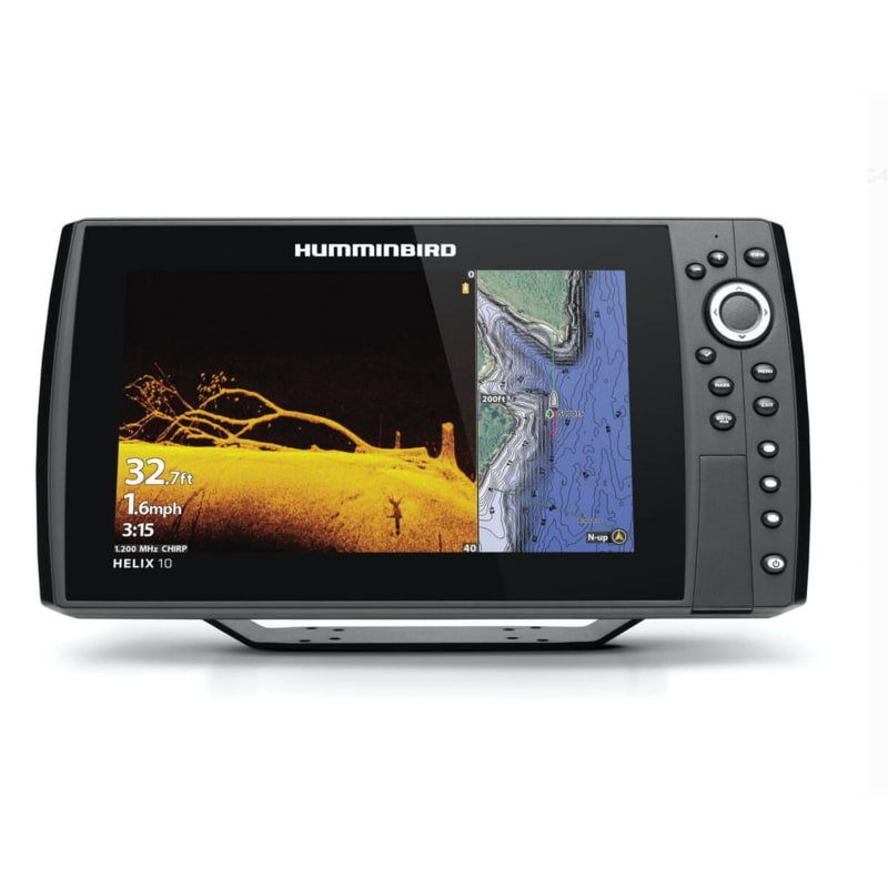 HELIX 10 CHIRP MEGA DI+GPS G4N Fish Locator by Humminbird at Fleet Farm