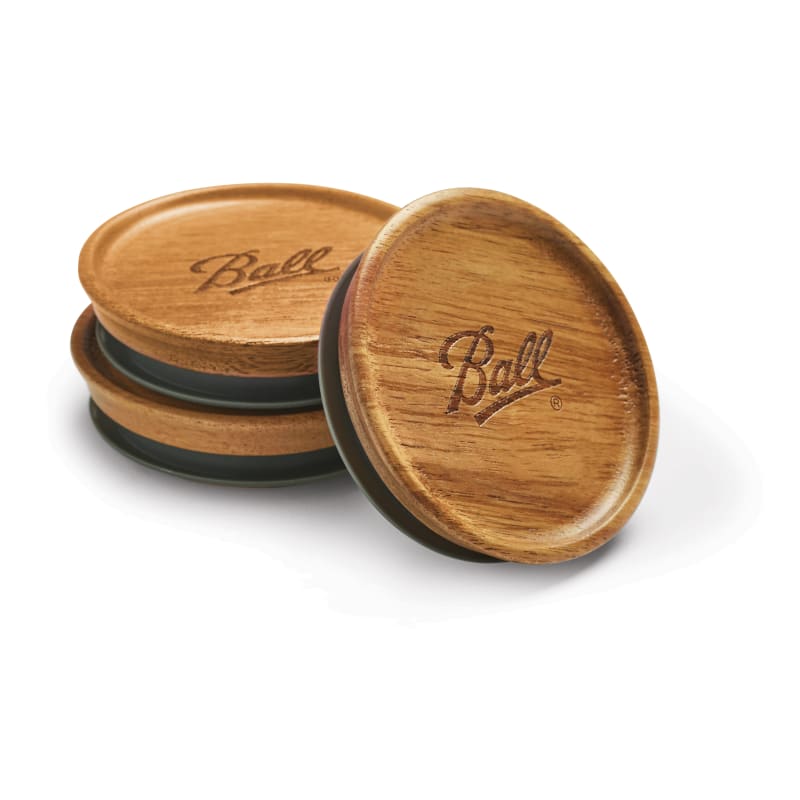Regular Mouth Wooden Lids pk by Ball at Fleet Farm
