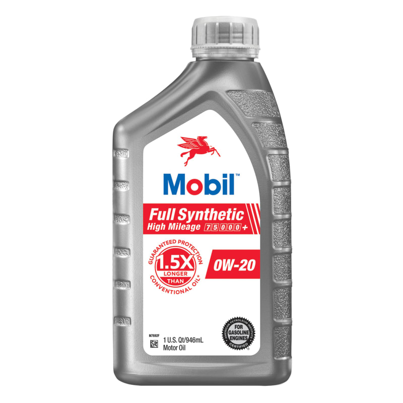 Full Synthetic High Mileage 0W-20 Motor Oil by Mobil at Fleet Farm