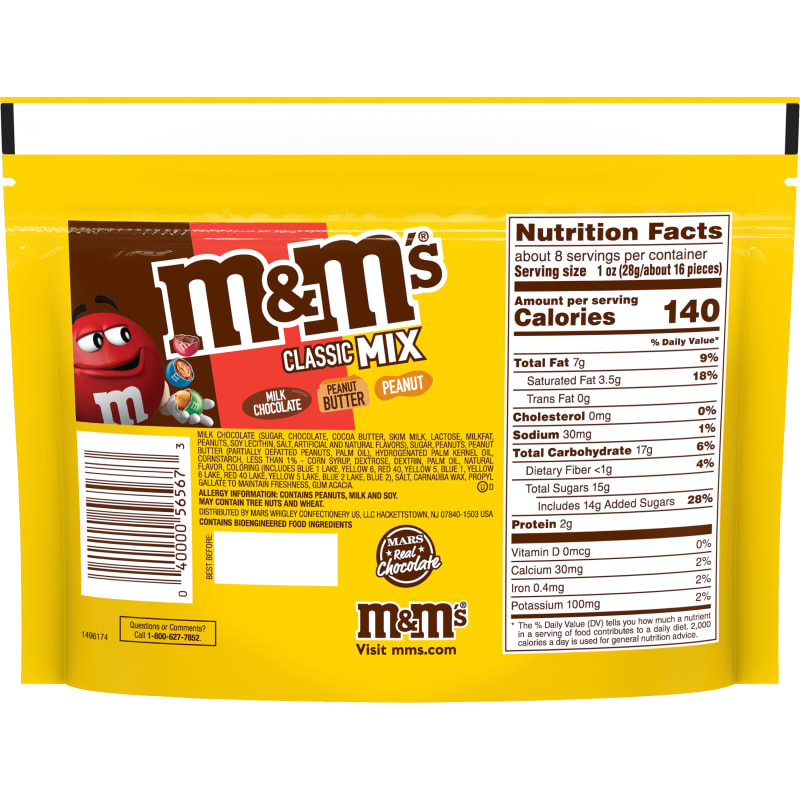 Candy Hunting on X: New M&M's Classic Mix and Peanut Mix will