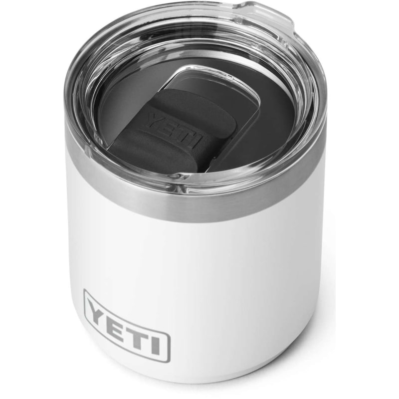 Rambler Lowball 10 oz White Tumbler w/MagSlider Lid by YETI at Fleet Farm