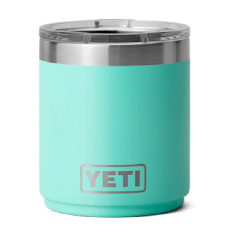 Rambler Lowball 10 oz Seafoam Tumbler w/MagSlider Lid by YETI at