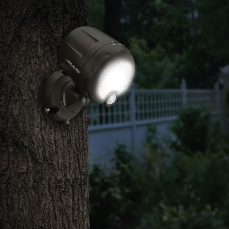 Mr Beams Wireless Outdoor Motion Sensor Spotlight Black