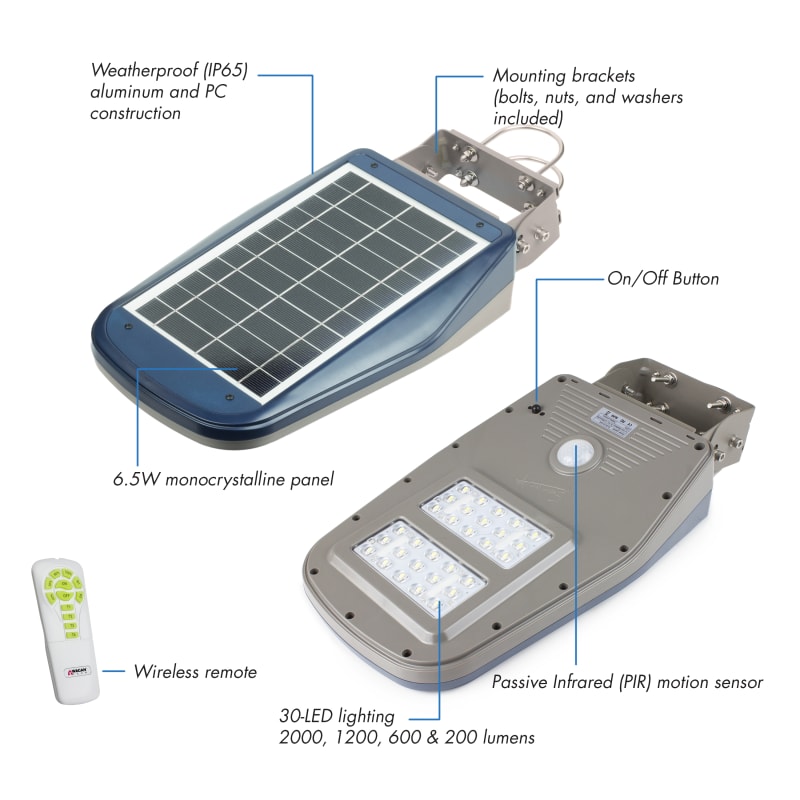 3000 Lumen Solar LED Flood Light w/ Remote by Wagan-Tech at Fleet Farm