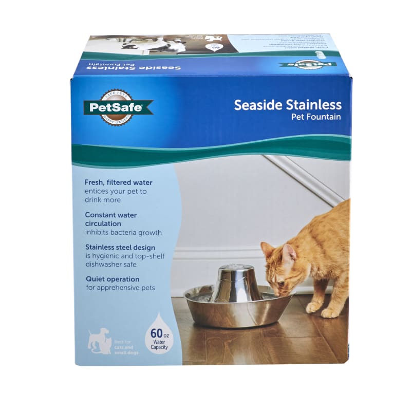 PetSafe Seaside Stainless Pet Fountain