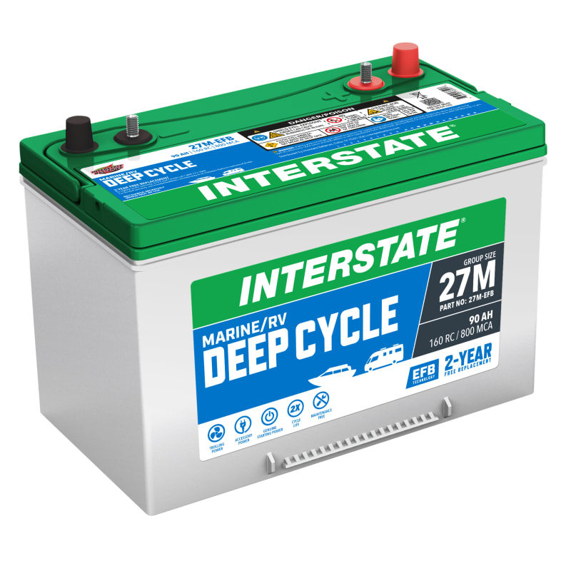 Interstate marine deep deals cycle battery