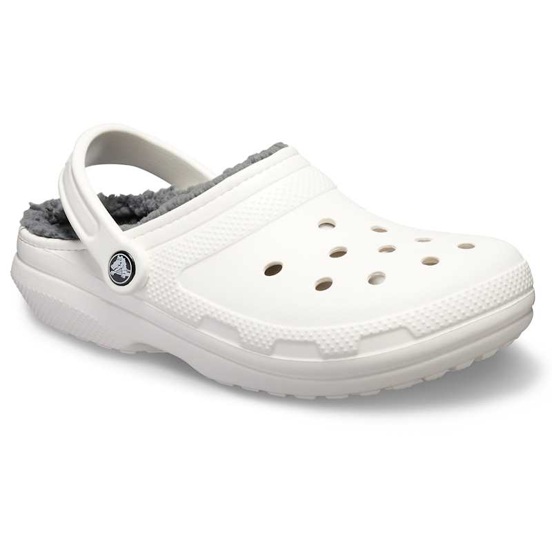 Women s Classic Lined White Clogs