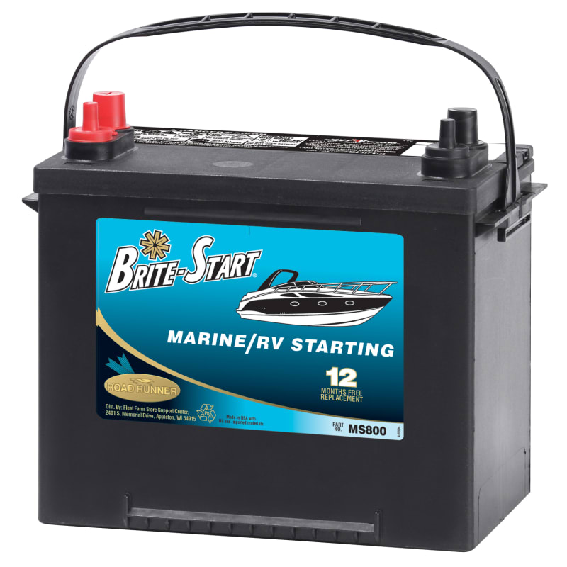 Marine RV Battery Grp 24 12 Mo 800 CCA By Road Runner At Fleet Farm