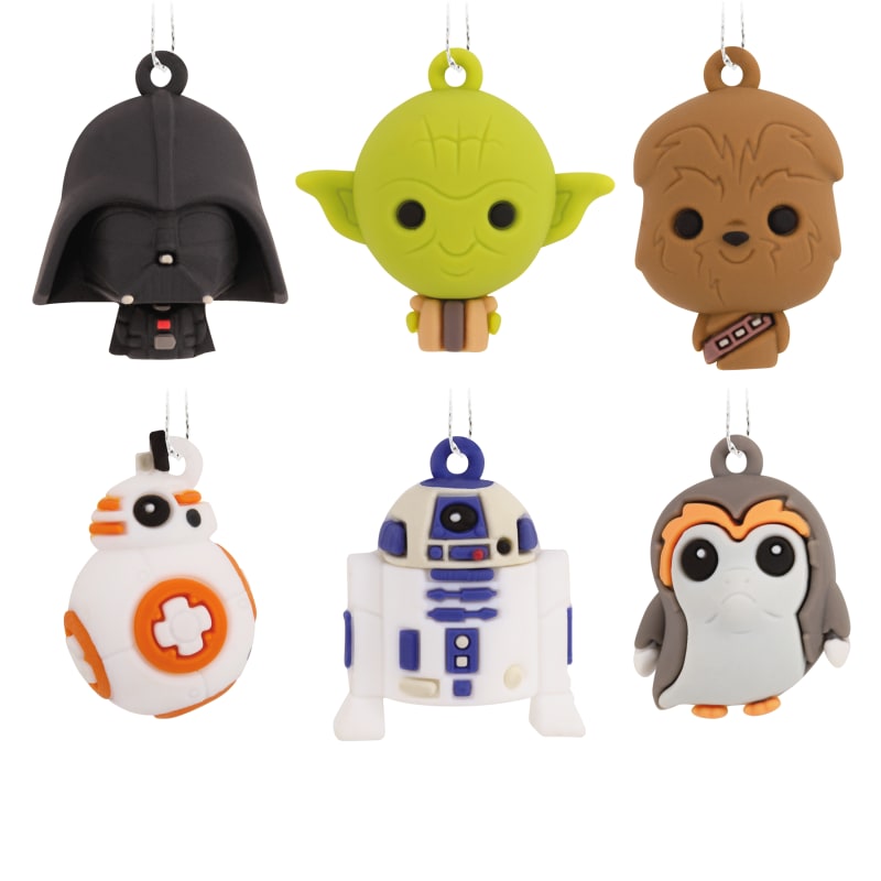 Star Wars Characters Miniature Christmas Ornaments - 6 Pc Set by Hallmark  at Fleet Farm