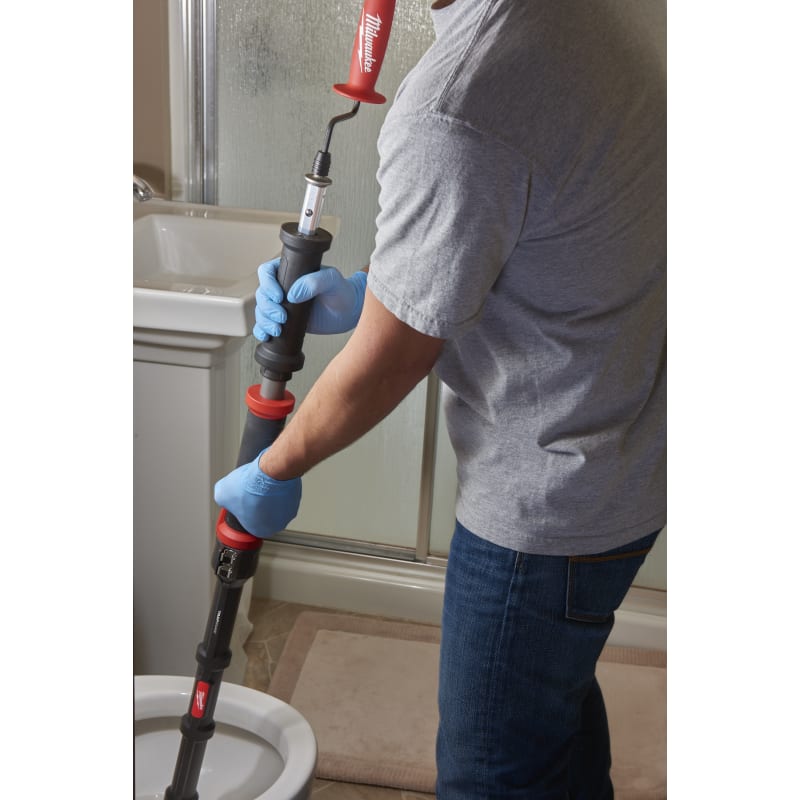 Milwaukee Trap Snake 6 ' Toilet Auger Plumbing Drain Snake