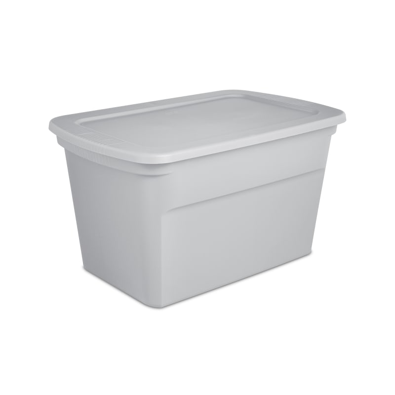 Sterilite 30 Gallon Tote Box Plastic, Gray