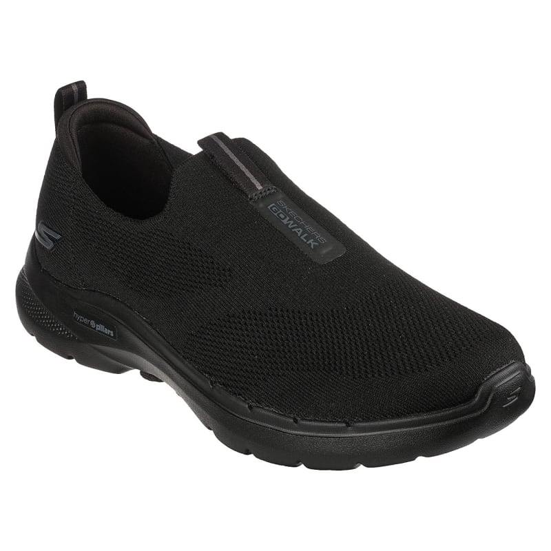 Performance Men's Go Walk 6 Black Stretch Fit Slip-On Shoes by Skechers at  Fleet Farm