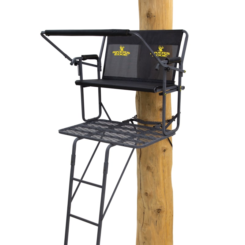 Ladder tree stand seat improvements.  Confessions of a fisherman, hunter  and tinkerer