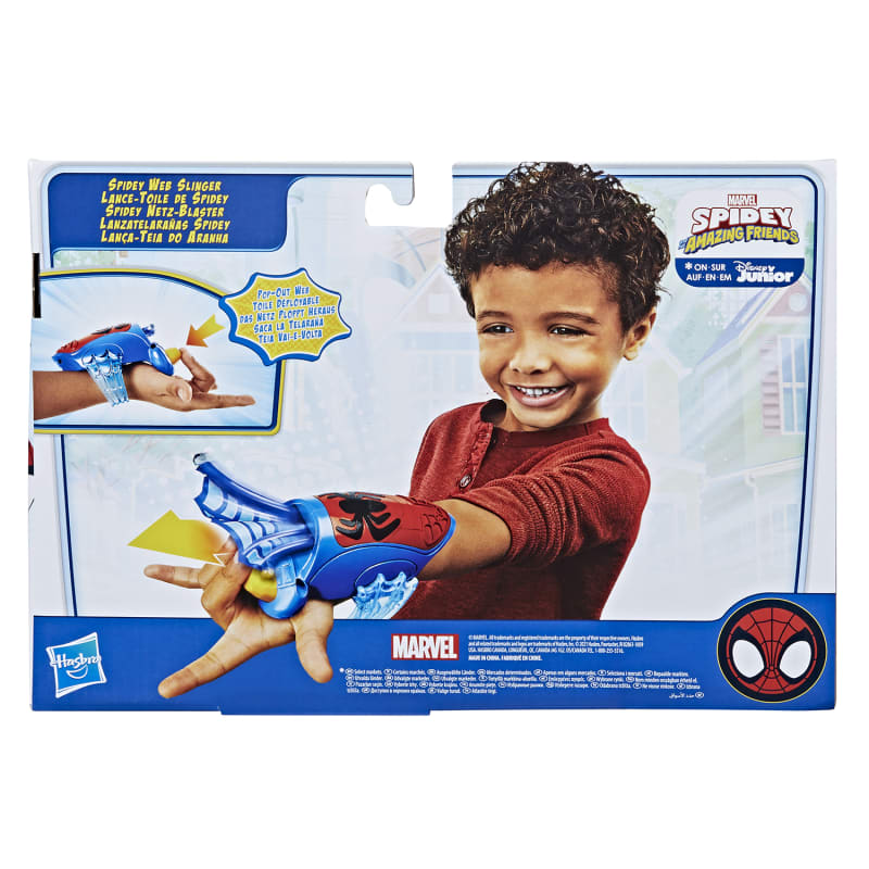 Marvel Spidey and His Amazing Friends Web-Quarters Playset With Lights,  Sounds, Spidey and Vehicle, For Kids Ages 3 and Up - Marvel
