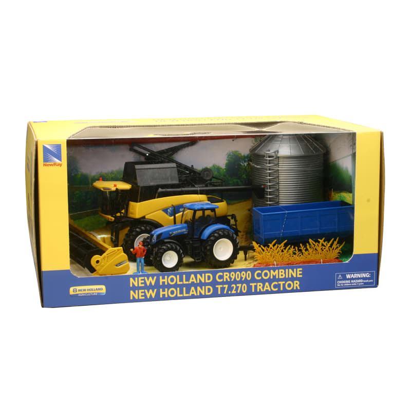 1/32 CR9090 Harvester & Tractor PlaysSet by New Holland at Fleet Farm