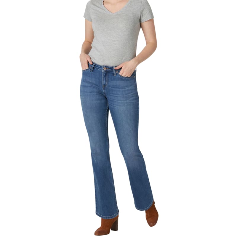 Women s Heritage Fade Regular Fit Mid Rise Bootcut Jeans by Lee at Fleet Farm