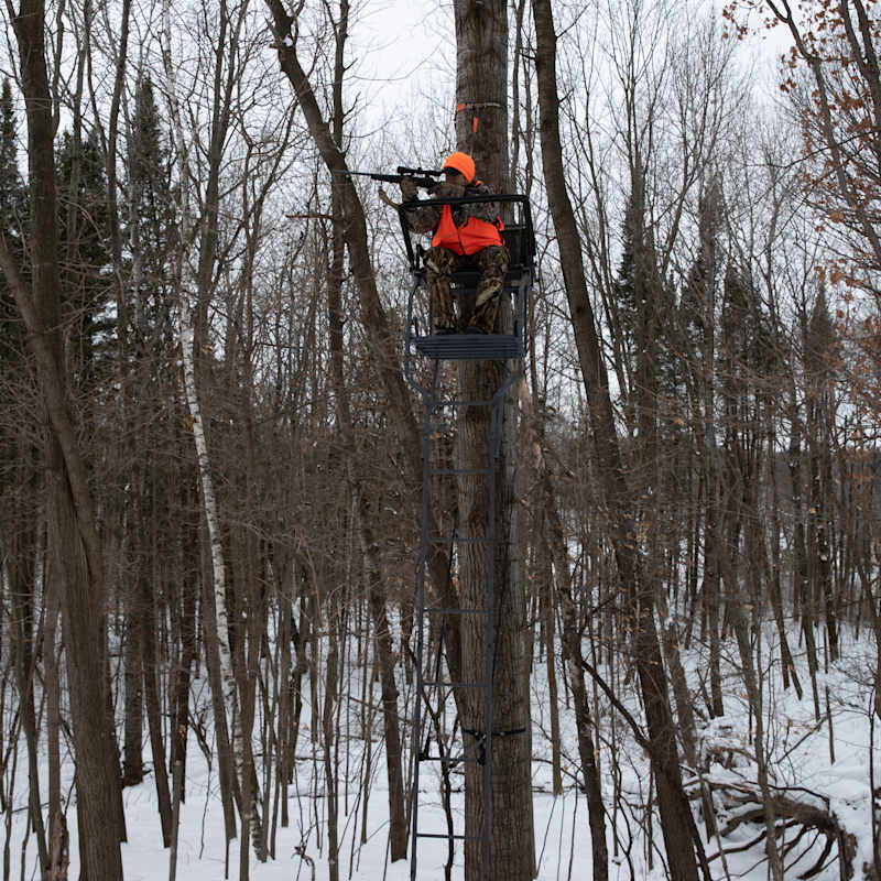 RE658 Jumbo Jack 1-Man Ladder Stand by Rivers Edge Treestands at Fleet Farm