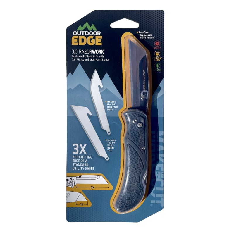 Outdoor Edge 3 Inch RazorWork Folding Knife