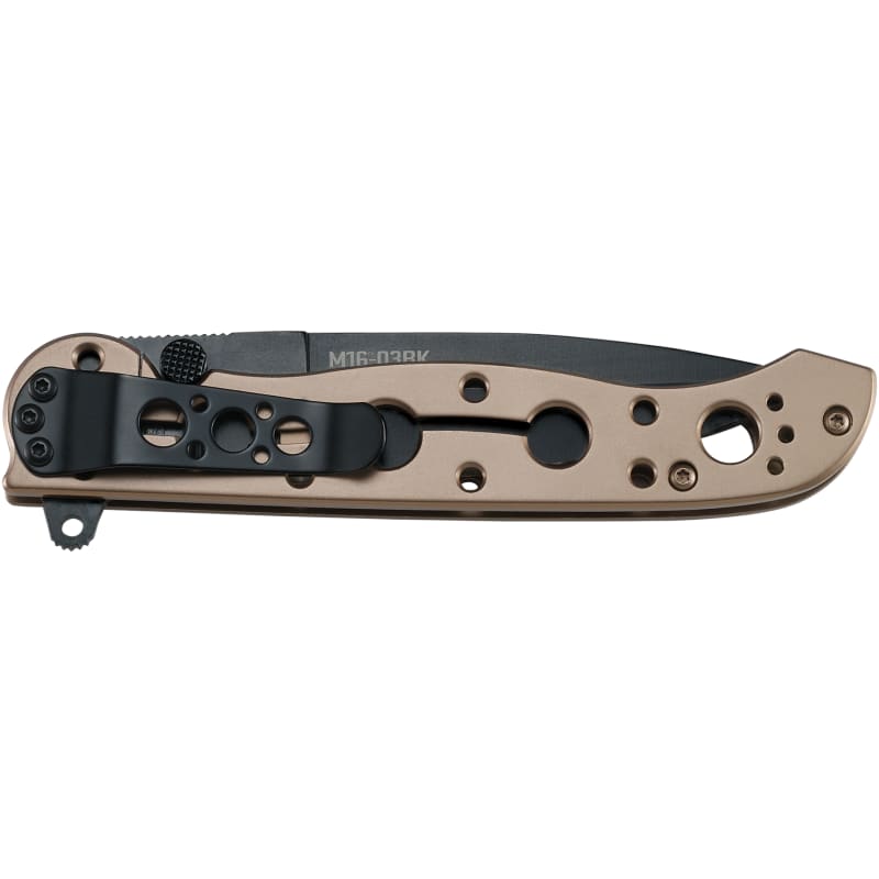 M16 - 03BK Bronze with Black Blade Folding Knife by CRKT at Fleet Farm