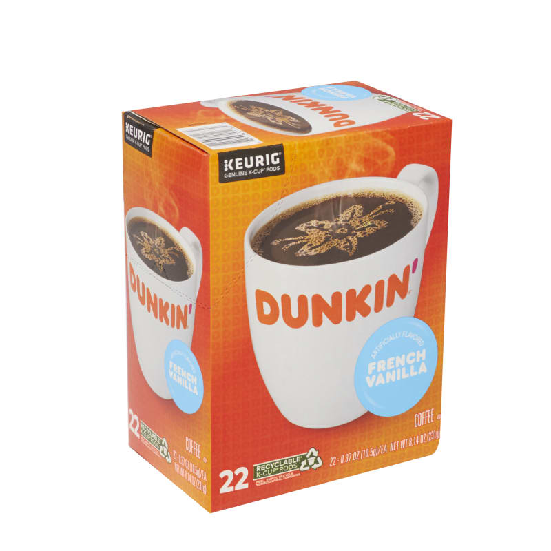 Dunkin', French Vanilla 22 K-Cup Pods