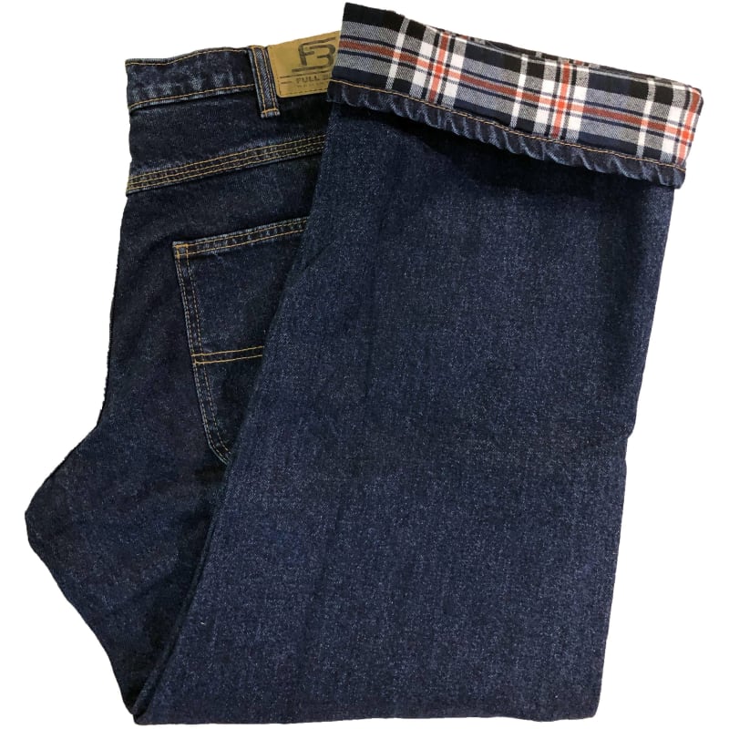 Tall men's flannel lined jeans cheap
