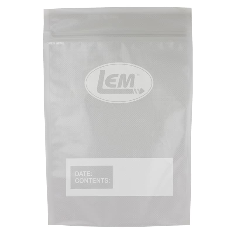 Lem MaxVac Zipper Top Vacuum Bags 11 in x16 in Gallon Size - 20 ct