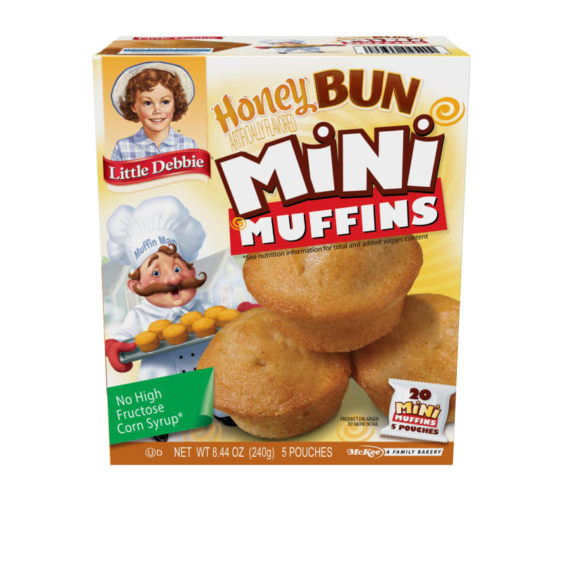 Little Debbie Little Muffins, Chocolate Chip - 8.27 oz box