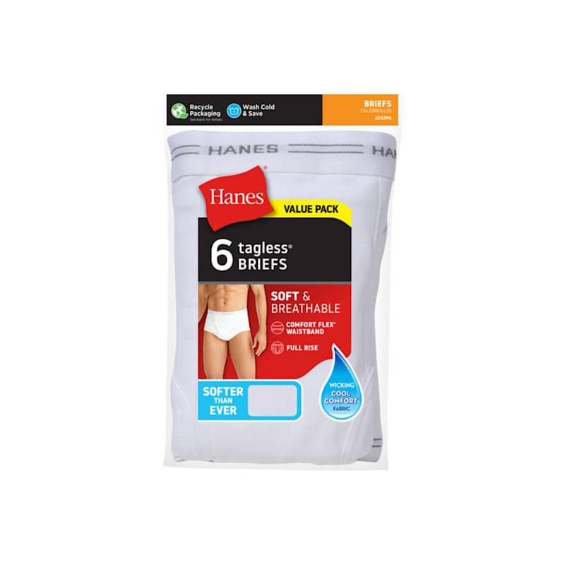 Fruit Of The Loom Men's Fashion Briefs 6-Pack - Assorted Colors/Prints, Sizes S-2XL