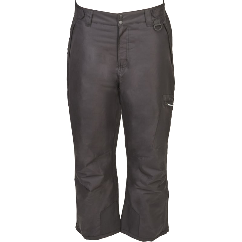 Men s Arctic Quest Black Polyester Winter Ski Pants