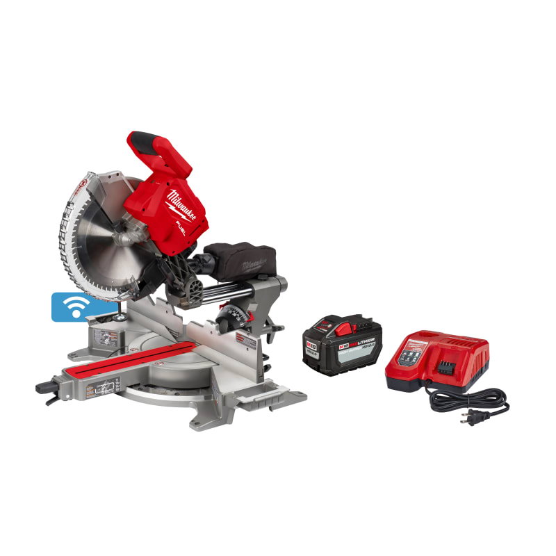 Milwaukee M18 FUEL 12 in Dual Bevel Sliding Compound Miter Saw Kit