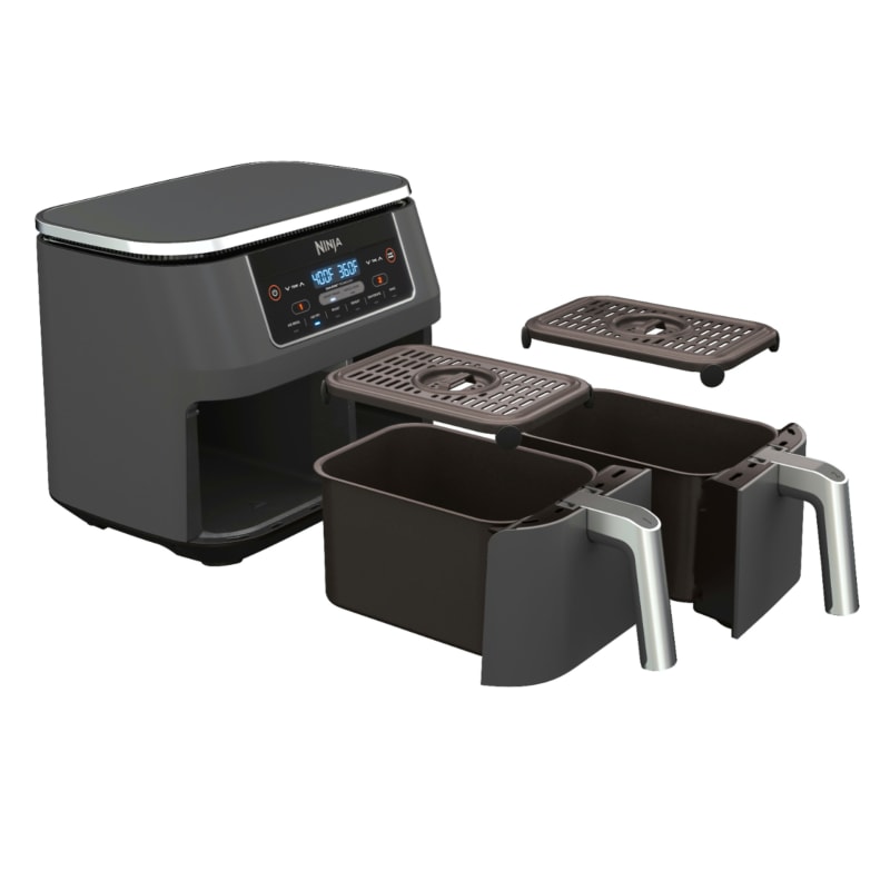 Foodi 8 qt Black Dual Basket Air Fryer by Ninja at Fleet Farm