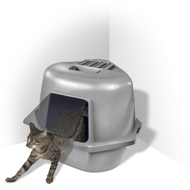 Van Ness Corner Enclosed Cat Pan