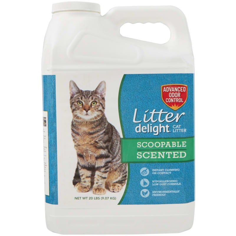 Odor Control Scoopable Clay Litter w/ Baking Soda Cat Litter