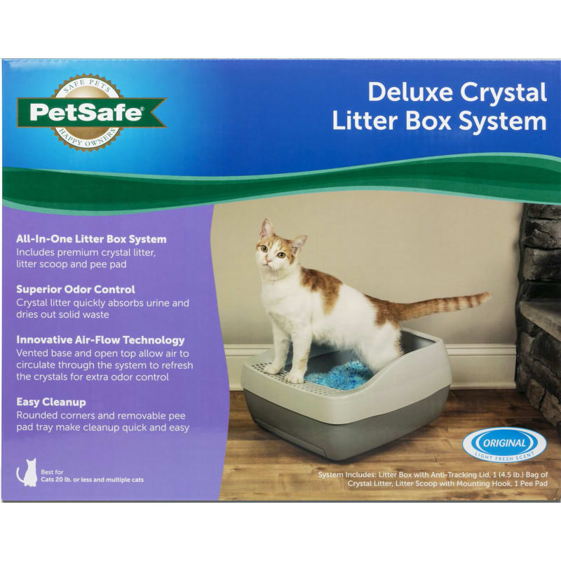 Deluxe cat litter box deals