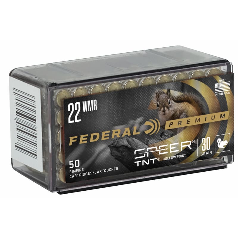 22 WMR V-Shock Varmint & Predator Speer TNT 30 Grain JHP - 50