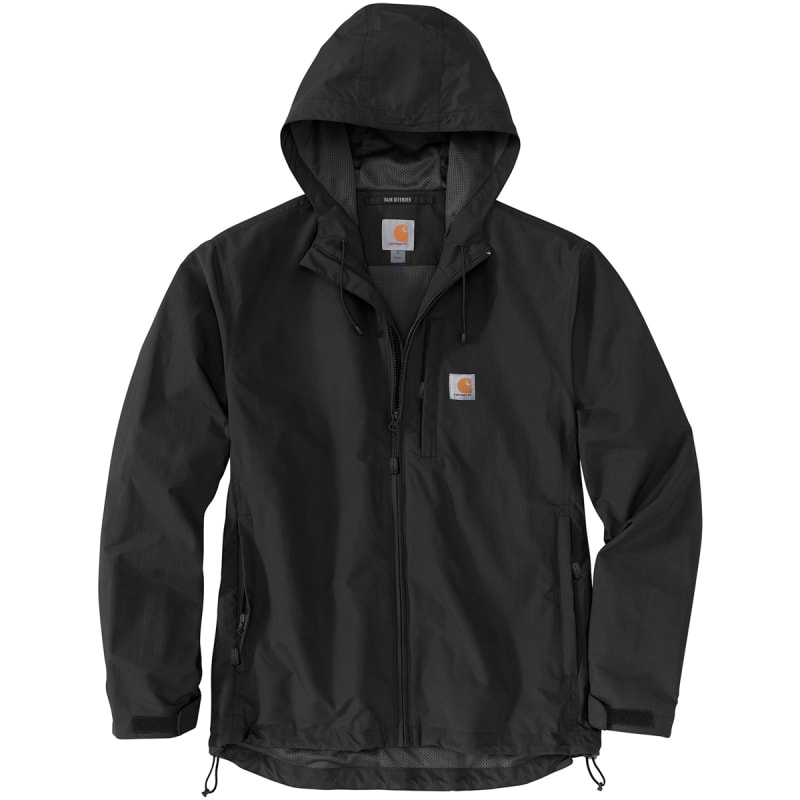 Men s Rain Defender Black Lightweight Jacket