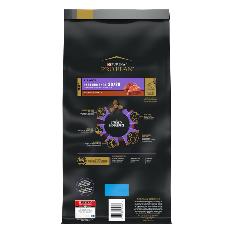 Pro Plan Sport All Ages Performance 30 20 Beef Bison Recipe Dry Dog Food 33 lbs by Purina at Fleet Farm